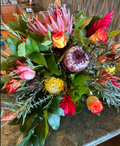 Flower Art Special ~ Protea, Tropicals and Roses